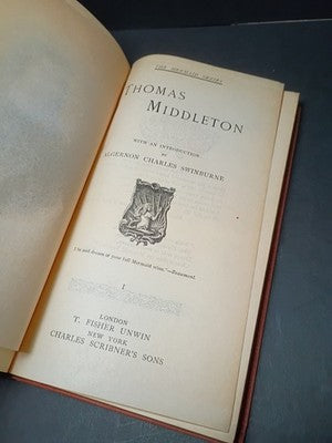 5 Plays by Thomas MIDDLETON  Vol. 1 Mermaid Series hardcover