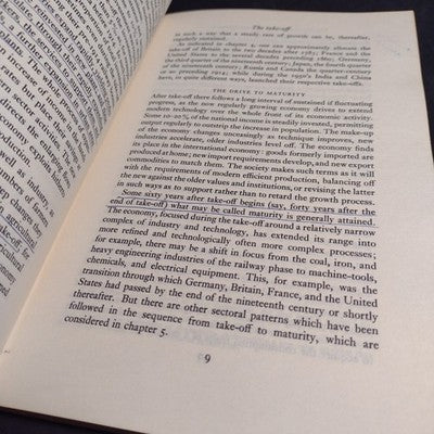 The Stages of Economical Growth: A Non-Communist Manifesto by W.W. Rostow - 1964