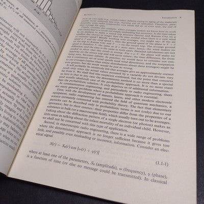Elements of Applied Probability Theory by Petr Beckmann - 1968 Examination Copy