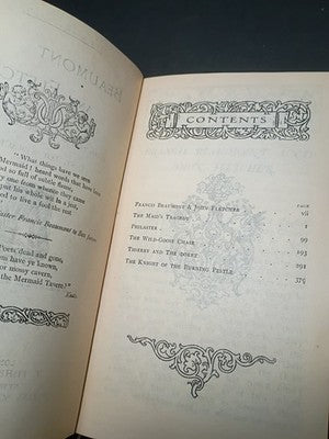 Beaumont and Fletcher Mermaid Series Strachey  Vol. 1