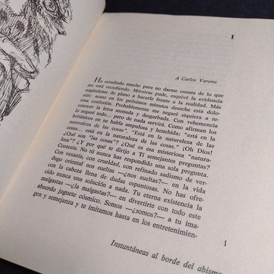 Instantaneas Al Borde Del Abismo Por Carlos Alberto Montaner - Signed Copy 1970