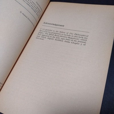 Mind in Action: An Essay in Philosophical Psychology by C. H. Whiteley - 1973 PB