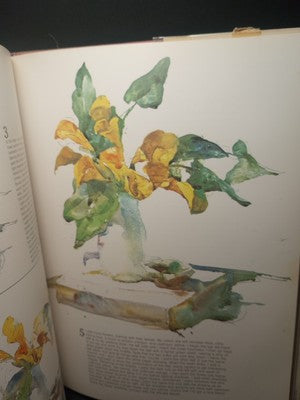 FLOWER PAINTING IN WATERCOLOR By Charles Reid - Hardcover
