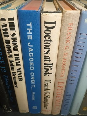 Hardcover Science Fiction Book Bundle, 10 Books: Simak, Carr, Brunner