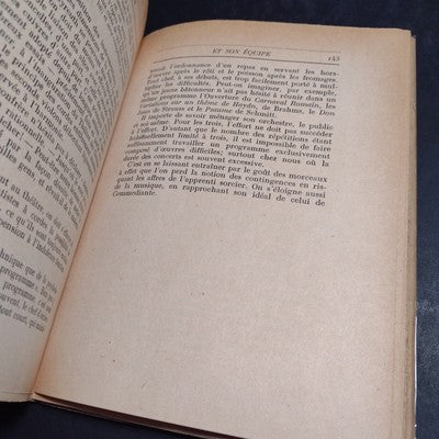 Le Chef d'orchestre et Son Equipe par D.E. Inghelbrecht - 1949 French Paperback