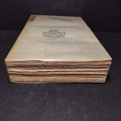 Les Correspondants De La Marquise De Balleroy, Tomes 1&2 1883 French Paperbacks