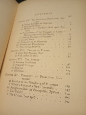 Woodrow Wilson Life and Letters Ray Stannard Baker First Edition 8 Vol Set