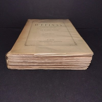 Memoires De Madame D'Epinay Tome Second par M. Paul Boiteau - 1863 Paperback