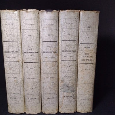 Ensayo De Una Biblioteca Espanola De Libros Raros Y Curiosos Tomo 1 - 4 +