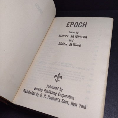 Epoch by Roger Elwood and Robert Silverberg -1975 Hardcover Book Club Edition