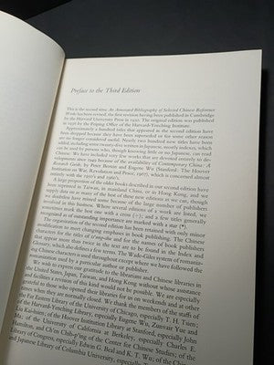 An Annotated Bibliography of Selected Chinese Reference Works, Third Edition