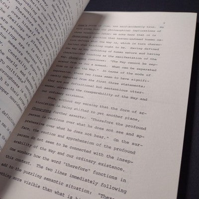 Centrality and Commonality: An Essay on Chung-yung, Tu Wei-ming -Signed by Auth