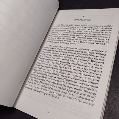 Latin American Issues #12: The Fragile Chilean Democracy by Carl Meacham -1996