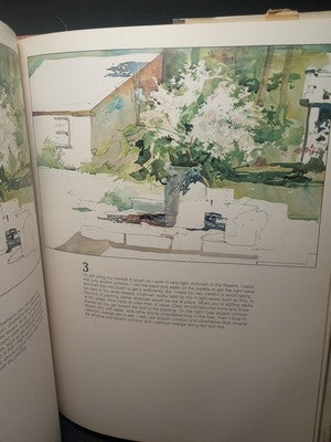 FLOWER PAINTING IN WATERCOLOR By Charles Reid - Hardcover