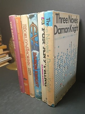 Damon Knight Hardcover Books Bundle, 6 Books Total: Dark Side, EV, Beyond, +More
