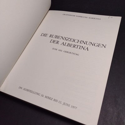 Die Rubenszeichnungen Der Albertina, 1977 -German Art -Softcover
