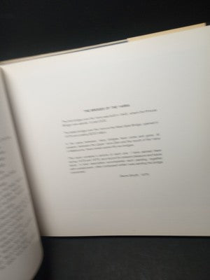The Bridges of the Yarra  by Dacre Smyth 1980 2nd Edition signed HCwDJ