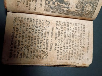 1829 Das Kleine Gebet Buch(The Little Prayer Book) by Johann Habermann leather