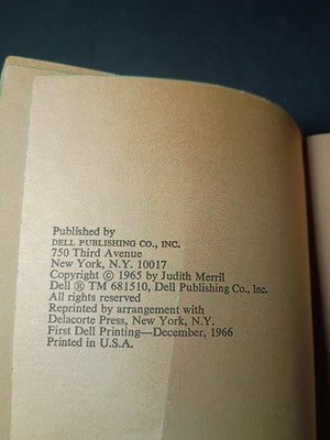 10th Annual Edition The Year's Best SF Science Fiction Delacorte HC/DJ BCE 1965