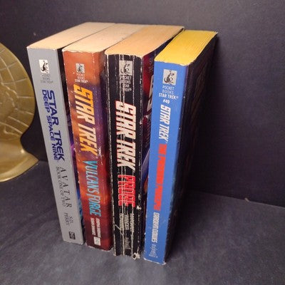 Star Trek Paperback Bundle - 4 Books - Probe, Pandora, Avatar, Vulcan's