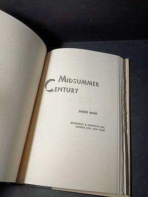 Midsummer Century by James Blish (Hardcover, 1972) Doubleday Science Fiction BCE