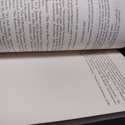 Idea Art By Gregory Battcock - 1973 1st Edition Paperback - Philosophical & Art