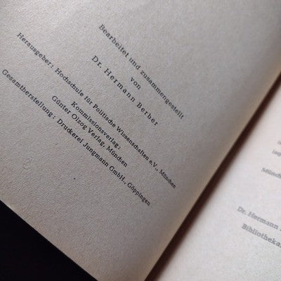 Literature-Verzeichnis Der Politischen Wissenschaften 1961, German Paperback