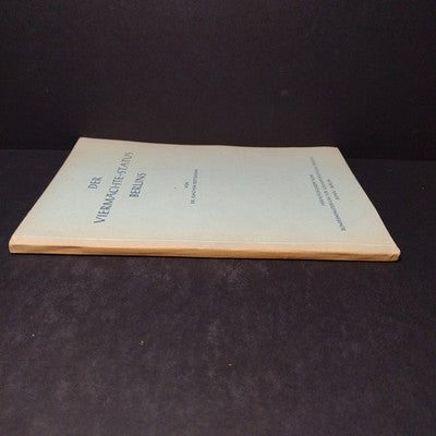 Der Vier Mächte-Status Berlins von Dr. Joachim Rottmann - German Paperback 1959