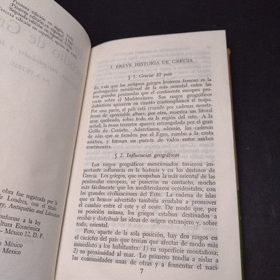 A. Petrie: Introduccion Al Estudio De Grecia -3rd Edition 1961 Spanish Hardcover