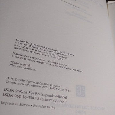 Retórica Cristiana Fray Diego Valadés - 2003 2nd Edition - Spanish Hardcover