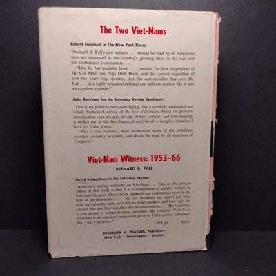 The Two Viet-nams: A Political And Military Analysis By Bernard B. Fall 2nd Rev.