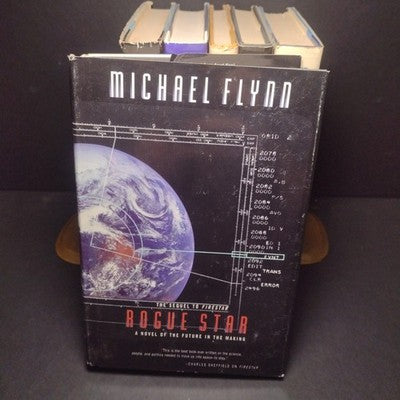 Hardcover Science Fiction Bundle - 6 Books Total -Hogan, Niven, Cherryh, Flynn