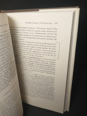 Education and Popular Literacy in Ch'ing China by Evelyn Rawski -Hardcover 1979