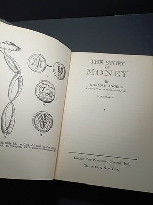The Story of Money by Norman Angell US 1st Edition 1929 Hardcover