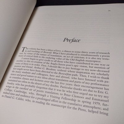 A Readable Beowulf: The Old English Epic Newly Translated By Stanley Greenfield