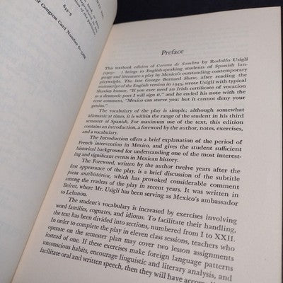 Corona De Sombra Por Rodolfo Usigli - 1961 Spanish Paperback