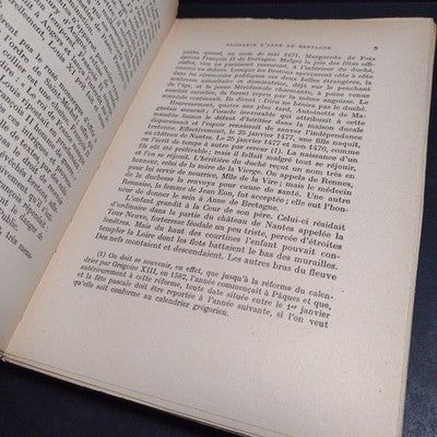 Anne De Bretagne: Duchesse Et Reine par Emile Gabory - 11th Ed. 1941 Paperback