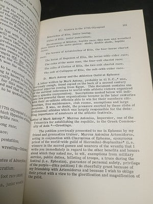 Sources For The History Of Greek Athletics By Rachel Sargent Robinson Exlibris