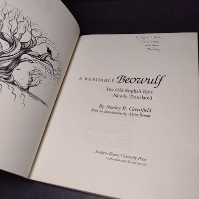 A Readable Beowulf: The Old English Epic Newly Translated By Stanley Greenfield