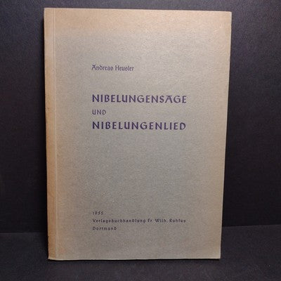Nibelungensage Und Nibelungenlied, Andreas Heusler -German Paperback 1955