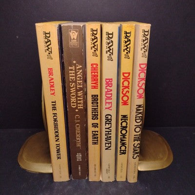 DAW SF Vintage Paperback Bundle - 6 Books Total - G. Dickson, C. Cherryh, +