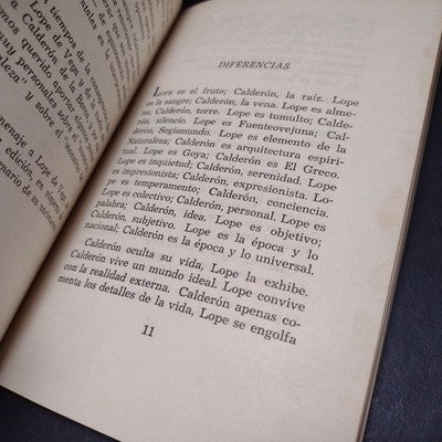 Editorial Patria: Lope y Calderon por Alvaro Arauz 1961 Spanish Paperback 3rd Ed