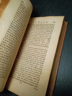 ELOISA Series of ORIGINAL LETTERS by J J ROUSSEAU Vol 4 1769 Exlibris