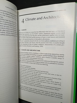 CARBON-NEUTRAL ARCHITECTURAL DESIGN By La Pablo M. Roche - Hardcover *Excellent*