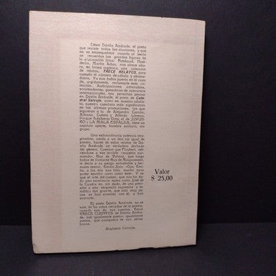 13 Relatos por Cesar Davila Andrade - 1971 Spanish Paperback