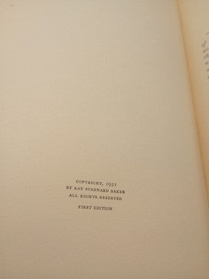 Woodrow Wilson Life and Letters Ray Stannard Baker First Edition 8 Vol Set