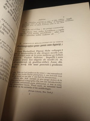 Bibliotheca Americana Vetustissima, A Description of Works Relating to America
