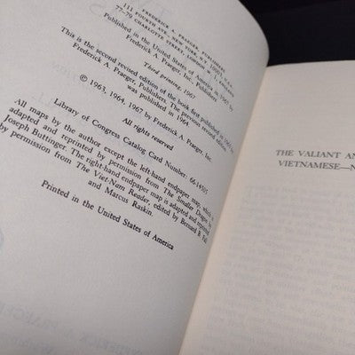 The Two Viet-nams: A Political And Military Analysis By Bernard B. Fall 2nd Rev.