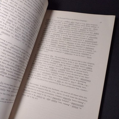 Studies In Romance Nouns Extracted From Past Participles by Emmanuel Georges