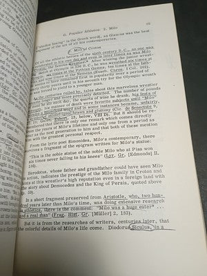 Sources For The History Of Greek Athletics By Rachel Sargent Robinson Exlibris